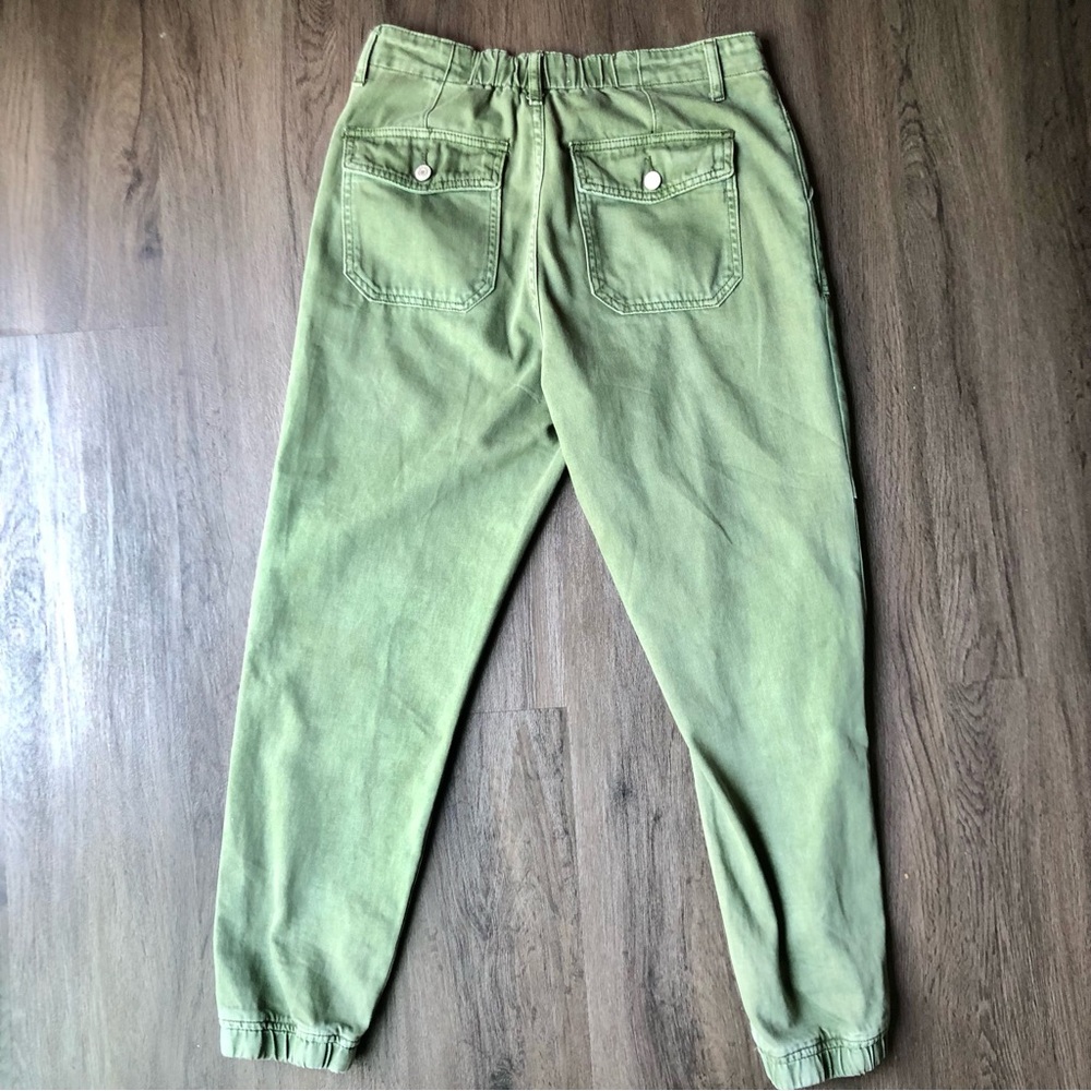 VERVET Jogger Jeans Women’s 29 Olive Green High-Rise Non-Stretch - Picture 5 of 11